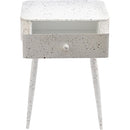  Color_White -- Rylan White Iron Nightstand IMAGE 3