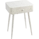  Color_White -- Rylan White Iron Nightstand IMAGE 4
