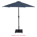 Meridian Belize Black Steel Patio Umbrella Base IMAGE 15