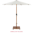  Meridian Belize Teak Steel Patio Umbrella Base IMAGE 12