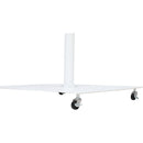  Meridian Belize White Steel Patio Umbrella Base IMAGE 13