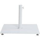  Meridian Belize White Steel Patio Umbrella Base IMAGE 3