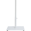  Meridian Belize White Steel Patio Umbrella Base IMAGE 8