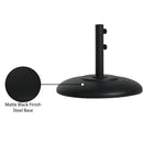  Meridian Cozumel Black Steel Patio Umbrella Base IMAGE 11