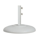  Meridian Cozumel White Steel Patio Umbrella Base IMAGE 1