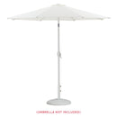  Meridian Cozumel White Steel Patio Umbrella Base IMAGE 9