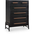  Color_Black -- Meridian Kaya 6 Drawer Chest IMAGE 1