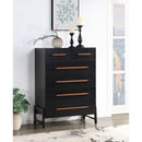  Color_Black -- Meridian Kaya 6 Drawer Chest IMAGE 2