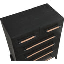  Color_Black -- Meridian Kaya 6 Drawer Chest IMAGE 8