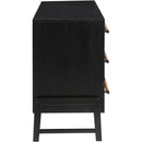  Color_Black -- Meridian Kaya 6 Drawer Dresser IMAGE 4