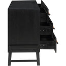  Color_Black -- Meridian Kaya 6 Drawer Dresser IMAGE 5