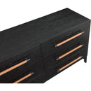  Color_Black -- Meridian Kaya 6 Drawer Dresser IMAGE 8