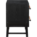  Color_Black -- Meridian Kaya 2 Drawer Nightstand IMAGE 4