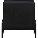  Color_Black -- Meridian Kaya 2 Drawer Nightstand IMAGE 6