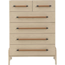 Meridian Kaya Natural Vegan Leather Chest IMAGE 3