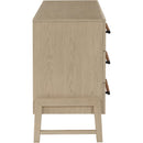 Meridian Kaya Natural Vegan Leather Dresser IMAGE 4