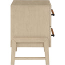Meridian Kaya Natural Vegan Leather Night Stand IMAGE 4
