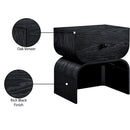 Color_Black -- Meridian Jace 1 Drawer Nightstand IMAGE 10