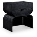  Color_Black -- Meridian Jace 1 Drawer Nightstand IMAGE 1