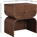  Color_Brown -- Jace Brown Oak Veneer Nightstand IMAGE 9
