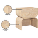  Color_Natural -- Jace Natural Oak Veneer Nightstand IMAGE 10