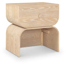  Color_Natural -- Jace Natural Oak Veneer Nightstand IMAGE 1
