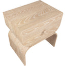  Color_Natural -- Jace Natural Oak Veneer Nightstand IMAGE 7