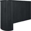  Meridian Belinda Black Beech Wood And Oak Veneer Sideboard / Buffet IMAGE 8