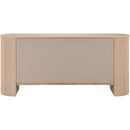  Meridian Belinda Oak Beech Wood And Oak Veneer Sideboard / Buffet IMAGE 5