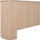 Meridian Belinda Oak Beech Wood And Oak Veneer Sideboard / Buffet IMAGE 8