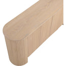  Meridian Belinda Oak Beech Wood And Oak Veneer Sideboard / Buffet IMAGE 9