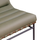  Manufacturer Color_Olive -- Burke Olive Vegan Leather Upholstered Accent Chair IMAGE 7