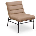  Manufacturer Color_Tan -- Burke Tan Vegan Leather Upholstered Accent Chair IMAGE 1