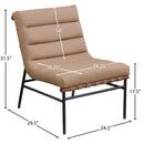  Manufacturer Color_Tan -- Burke Tan Vegan Leather Upholstered Accent Chair IMAGE 8