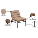  Manufacturer Color_Tan -- Burke Tan Vegan Leather Upholstered Accent Chair IMAGE 9