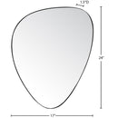  Meridian Finch Black Iron Frame Mirror IMAGE 7