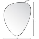  Meridian Finch Black Iron Frame Mirror IMAGE 7