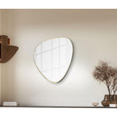 Meridian Finch Gold Iron Frame Mirror IMAGE 2