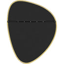  Meridian Finch Gold Iron Frame Mirror IMAGE 5