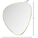  Meridian Finch Gold Iron Frame Mirror IMAGE 7