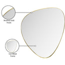  Meridian Finch Gold Iron Frame Mirror IMAGE 8