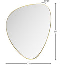  Meridian Finch Gold Iron Frame Mirror IMAGE 7