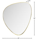  Meridian Finch Gold Iron Frame Mirror IMAGE 7