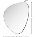  Meridian Finch Silver Iron Frame Mirror IMAGE 7