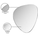  Meridian Finch Silver Iron Frame Mirror IMAGE 8