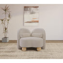  Manufacturer Color_Beige -- Meridian Daphne Stationary Fabric Chair IMAGE 3