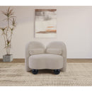  Manufacturer Color_Beige -- Meridian Daphne Stationary Fabric Chair IMAGE 4