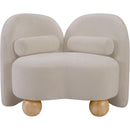  Manufacturer Color_Beige -- Meridian Daphne Stationary Fabric Chair IMAGE 5