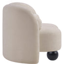  Manufacturer Color_Beige -- Meridian Daphne Stationary Fabric Chair IMAGE 6