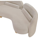 Manufacturer Color_Beige -- Meridian Daphne Stationary Fabric Loveseat IMAGE 17